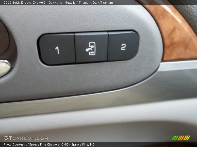 Quicksilver Metallic / Titanium/Dark Titanium 2011 Buick Enclave CXL AWD