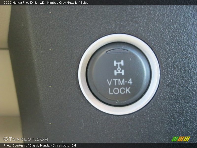 Nimbus Gray Metallic / Beige 2009 Honda Pilot EX-L 4WD