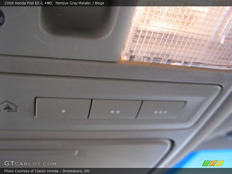 Nimbus Gray Metallic / Beige 2009 Honda Pilot EX-L 4WD