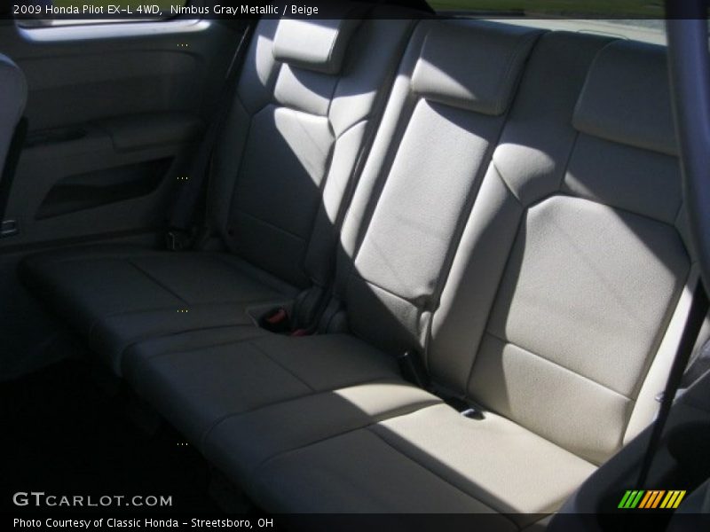 Nimbus Gray Metallic / Beige 2009 Honda Pilot EX-L 4WD