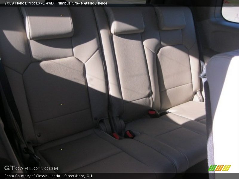 Nimbus Gray Metallic / Beige 2009 Honda Pilot EX-L 4WD