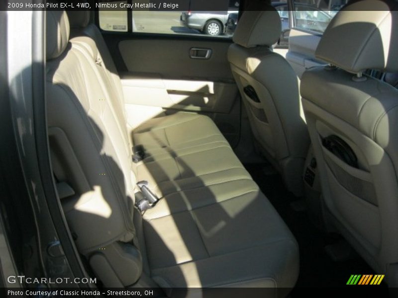 Nimbus Gray Metallic / Beige 2009 Honda Pilot EX-L 4WD