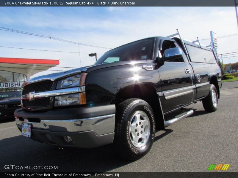 Black / Dark Charcoal 2004 Chevrolet Silverado 1500 LS Regular Cab 4x4