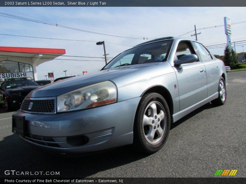 Silver Blue / Light Tan 2003 Saturn L Series L200 Sedan
