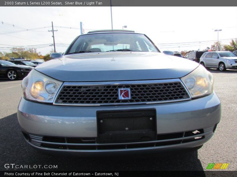 Silver Blue / Light Tan 2003 Saturn L Series L200 Sedan