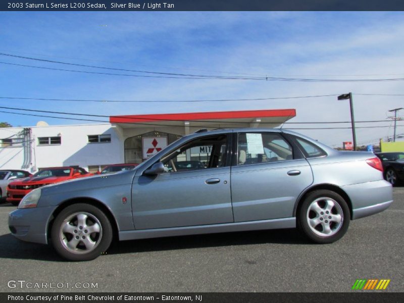 Silver Blue / Light Tan 2003 Saturn L Series L200 Sedan