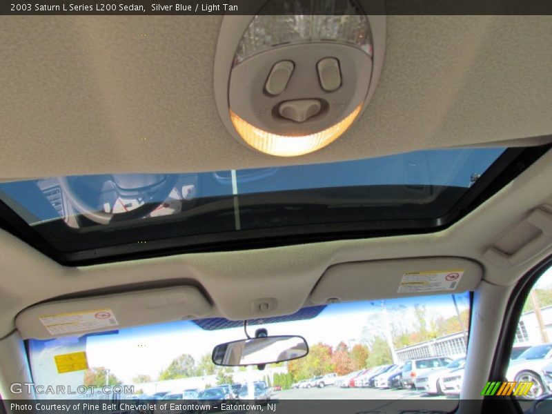 Silver Blue / Light Tan 2003 Saturn L Series L200 Sedan