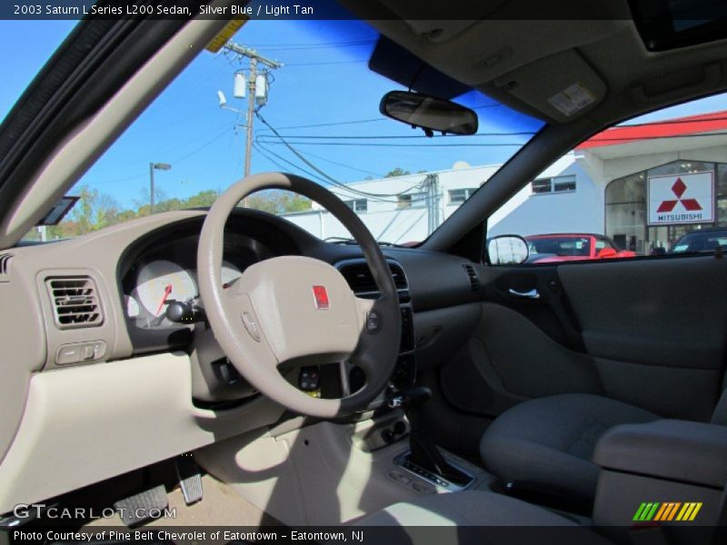 Silver Blue / Light Tan 2003 Saturn L Series L200 Sedan