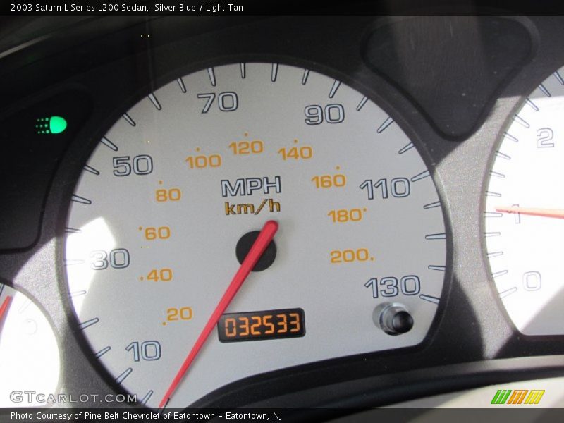 Silver Blue / Light Tan 2003 Saturn L Series L200 Sedan