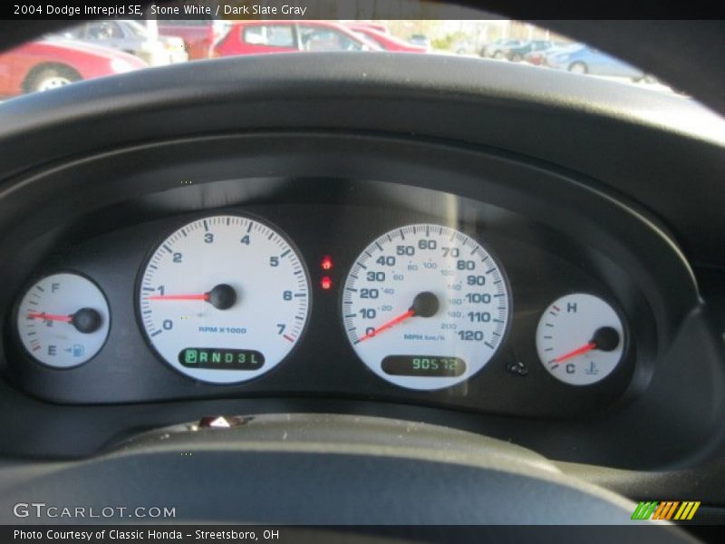 Stone White / Dark Slate Gray 2004 Dodge Intrepid SE