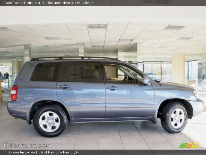 Bluestone Metallic / Ivory Beige 2006 Toyota Highlander I4