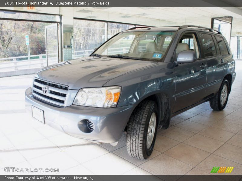 Bluestone Metallic / Ivory Beige 2006 Toyota Highlander I4