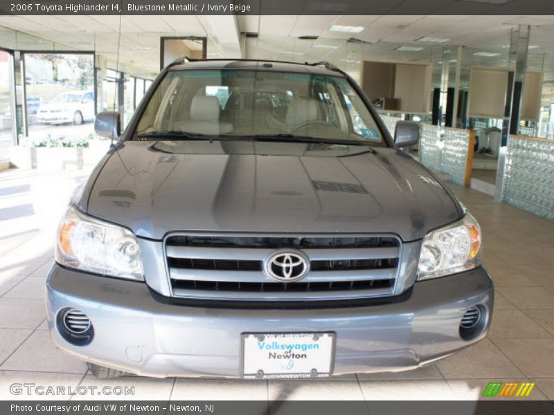 Bluestone Metallic / Ivory Beige 2006 Toyota Highlander I4