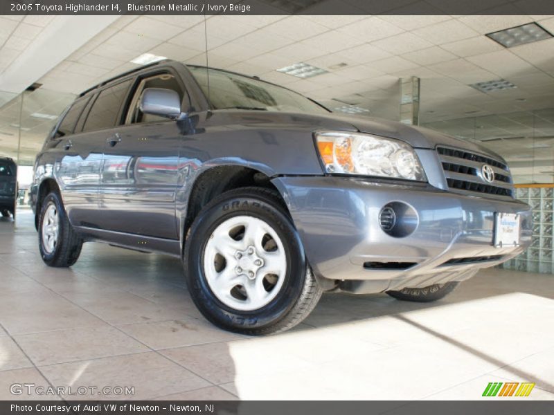 Bluestone Metallic / Ivory Beige 2006 Toyota Highlander I4