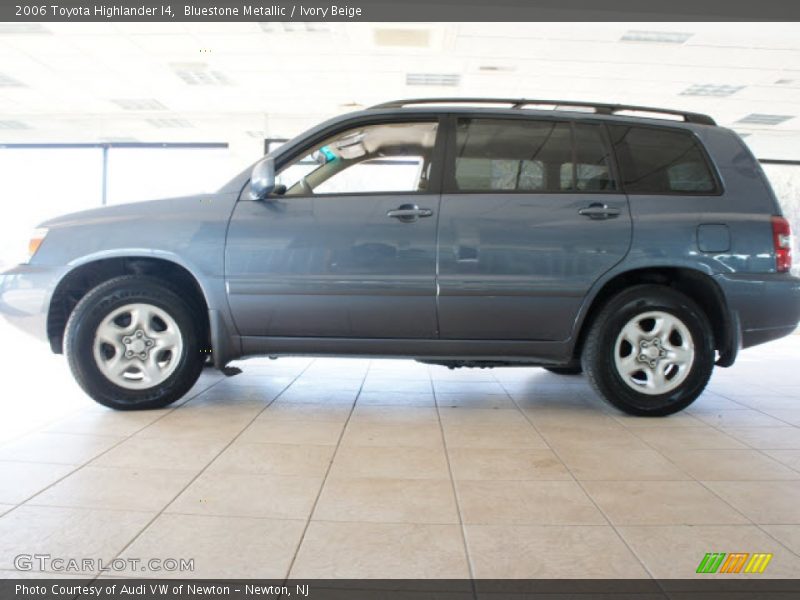 Bluestone Metallic / Ivory Beige 2006 Toyota Highlander I4