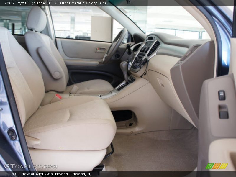 Bluestone Metallic / Ivory Beige 2006 Toyota Highlander I4