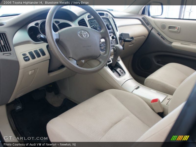 Bluestone Metallic / Ivory Beige 2006 Toyota Highlander I4