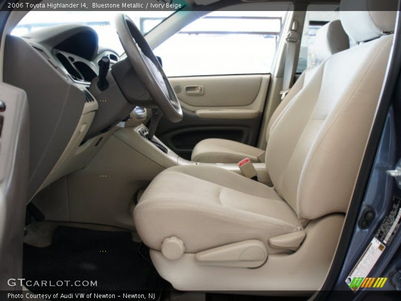 Bluestone Metallic / Ivory Beige 2006 Toyota Highlander I4