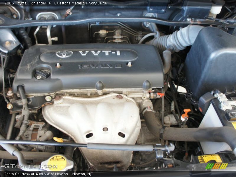 Bluestone Metallic / Ivory Beige 2006 Toyota Highlander I4