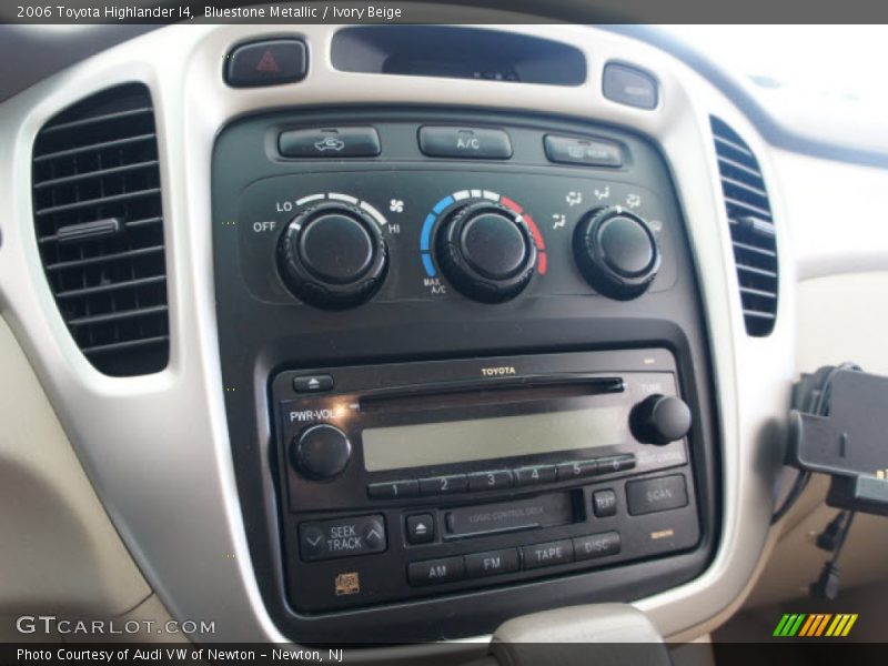 Bluestone Metallic / Ivory Beige 2006 Toyota Highlander I4