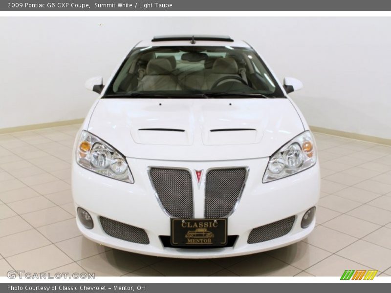 Summit White / Light Taupe 2009 Pontiac G6 GXP Coupe