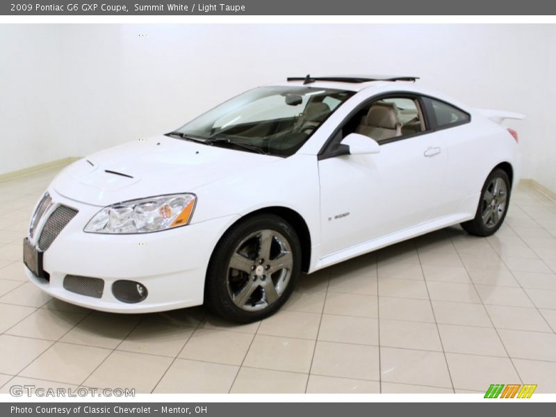 Summit White / Light Taupe 2009 Pontiac G6 GXP Coupe