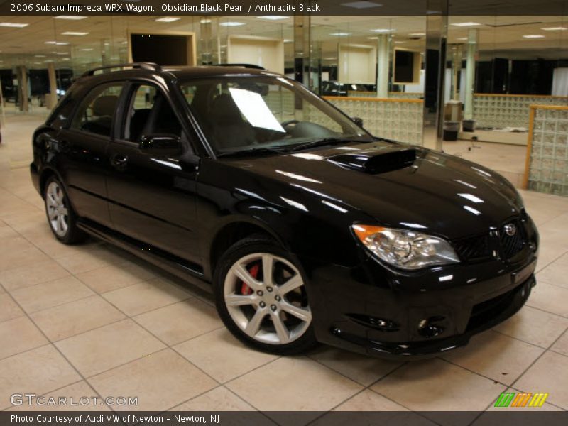 Obsidian Black Pearl / Anthracite Black 2006 Subaru Impreza WRX Wagon
