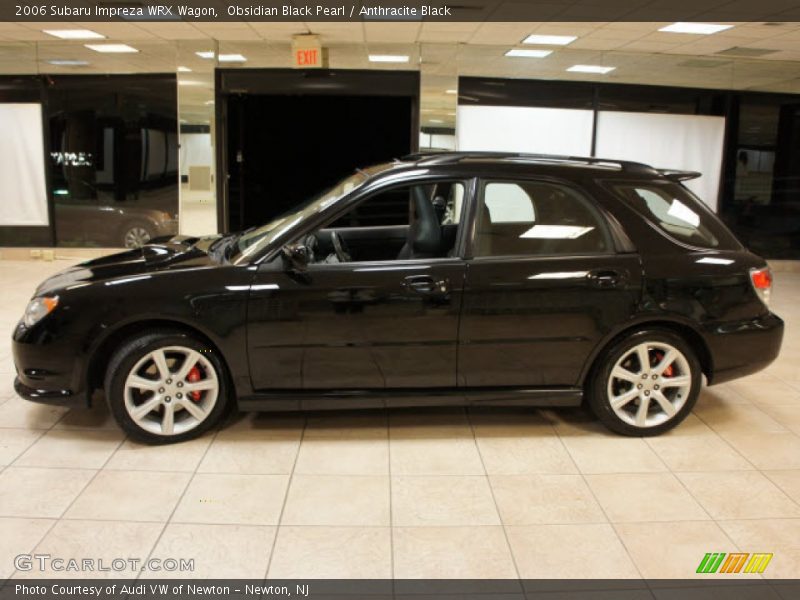 Obsidian Black Pearl / Anthracite Black 2006 Subaru Impreza WRX Wagon