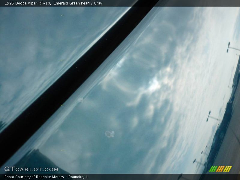 Emerald Green Pearl / Gray 1995 Dodge Viper RT-10