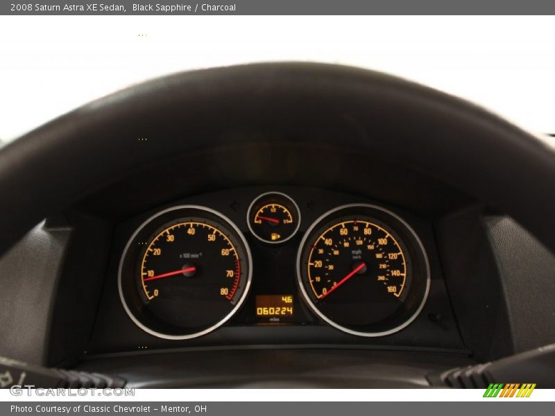 Black Sapphire / Charcoal 2008 Saturn Astra XE Sedan