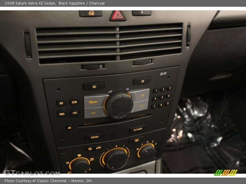 Black Sapphire / Charcoal 2008 Saturn Astra XE Sedan