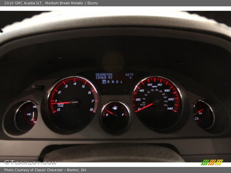 Medium Brown Metallic / Ebony 2010 GMC Acadia SLT