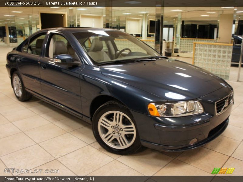 Barents Blue Metallic / Taupe 2009 Volvo S60 2.5T