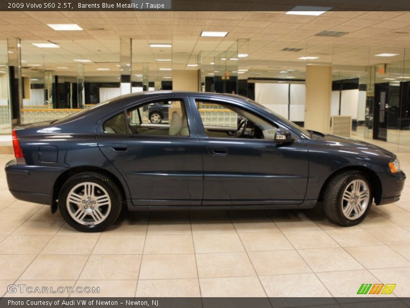 Barents Blue Metallic / Taupe 2009 Volvo S60 2.5T
