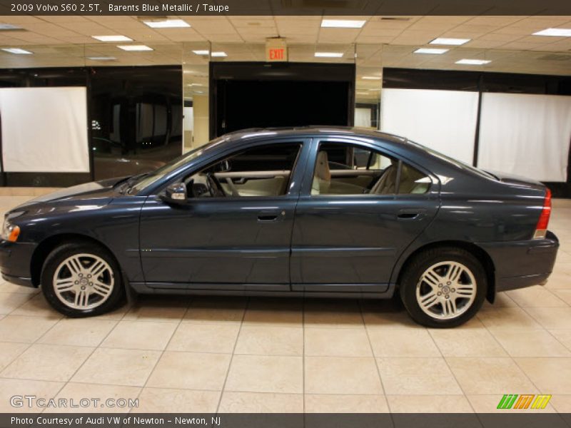 Barents Blue Metallic / Taupe 2009 Volvo S60 2.5T