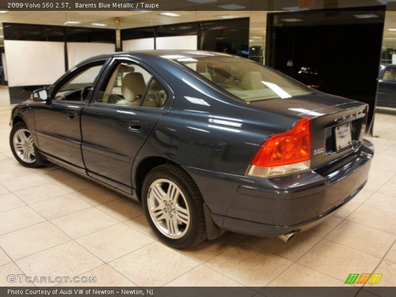 Barents Blue Metallic / Taupe 2009 Volvo S60 2.5T