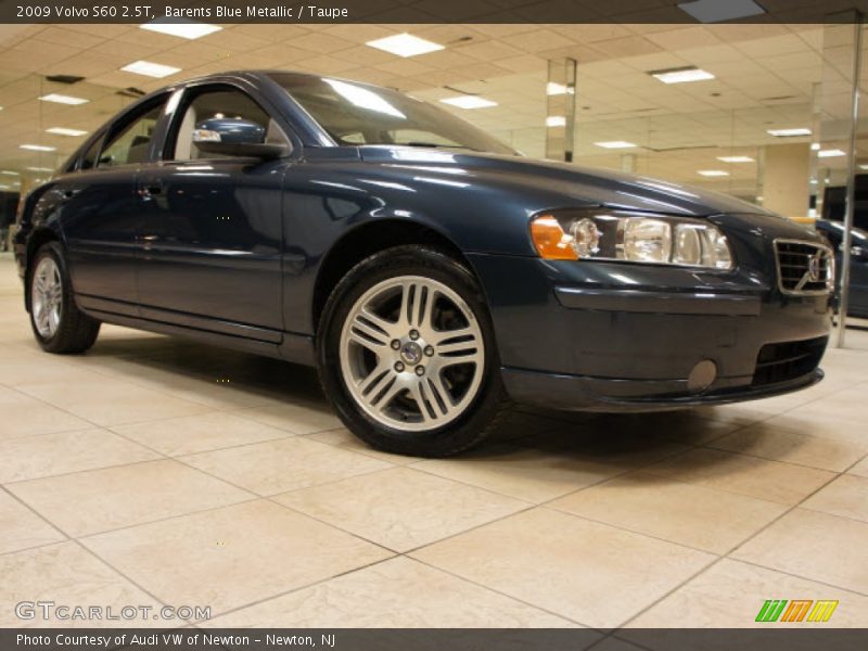 Barents Blue Metallic / Taupe 2009 Volvo S60 2.5T