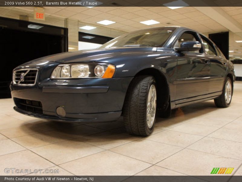 Barents Blue Metallic / Taupe 2009 Volvo S60 2.5T