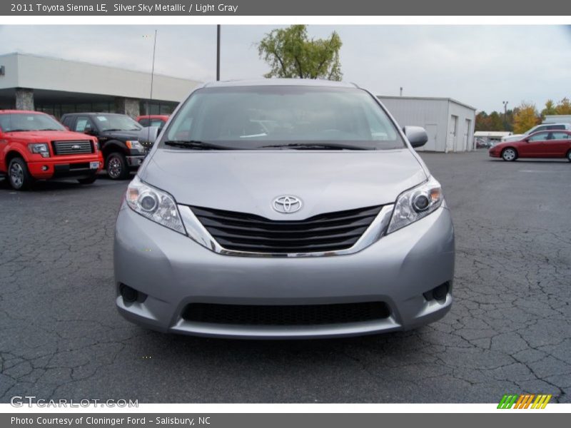 Silver Sky Metallic / Light Gray 2011 Toyota Sienna LE
