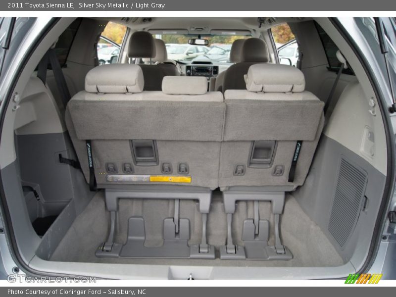 Silver Sky Metallic / Light Gray 2011 Toyota Sienna LE