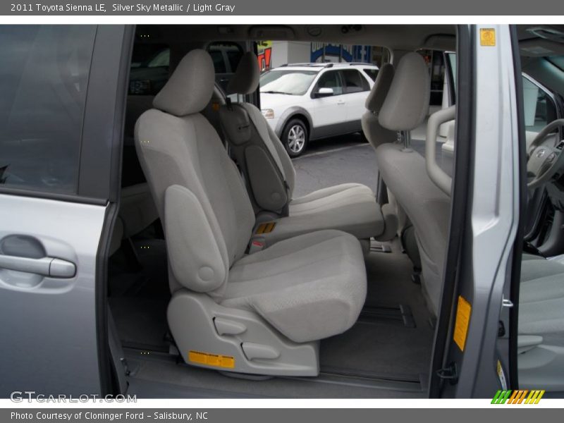 Silver Sky Metallic / Light Gray 2011 Toyota Sienna LE
