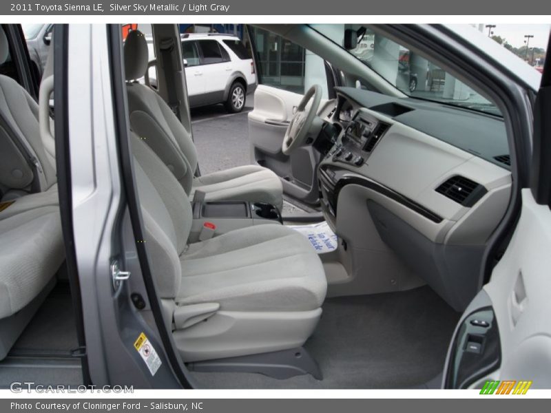 Silver Sky Metallic / Light Gray 2011 Toyota Sienna LE