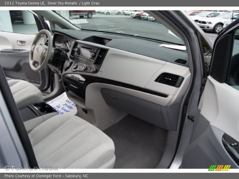 Silver Sky Metallic / Light Gray 2011 Toyota Sienna LE