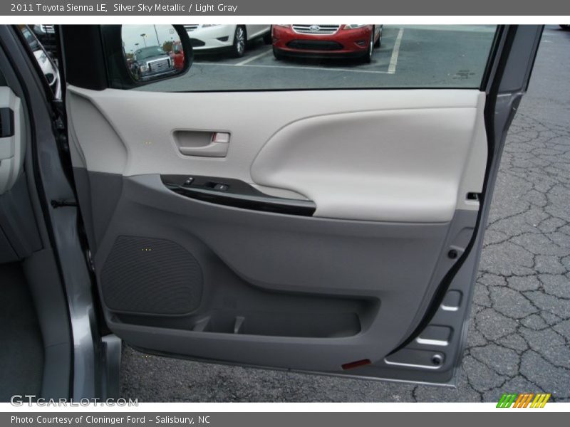 Silver Sky Metallic / Light Gray 2011 Toyota Sienna LE