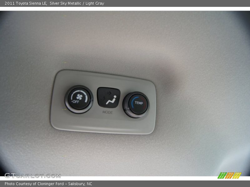 Silver Sky Metallic / Light Gray 2011 Toyota Sienna LE