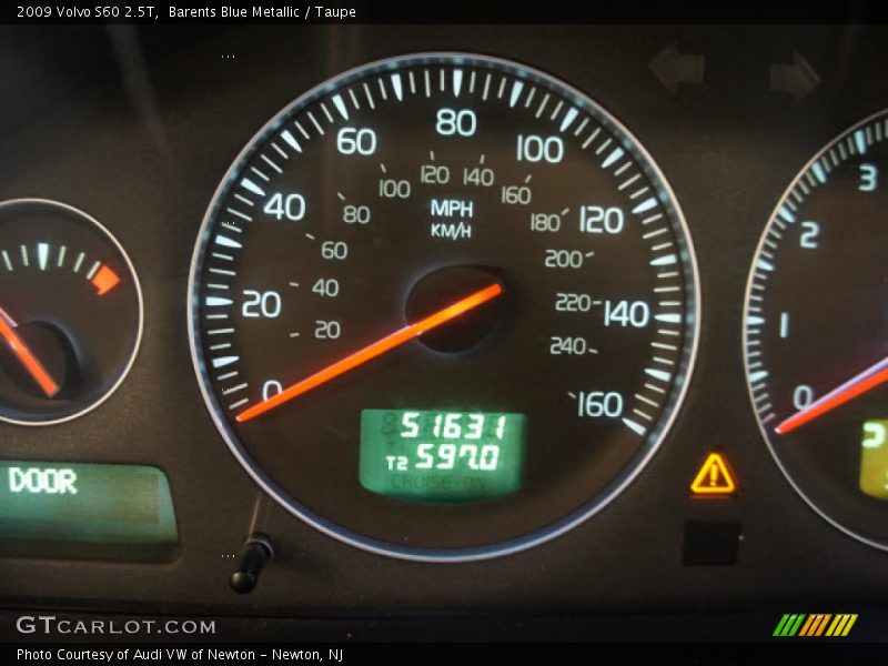 Barents Blue Metallic / Taupe 2009 Volvo S60 2.5T