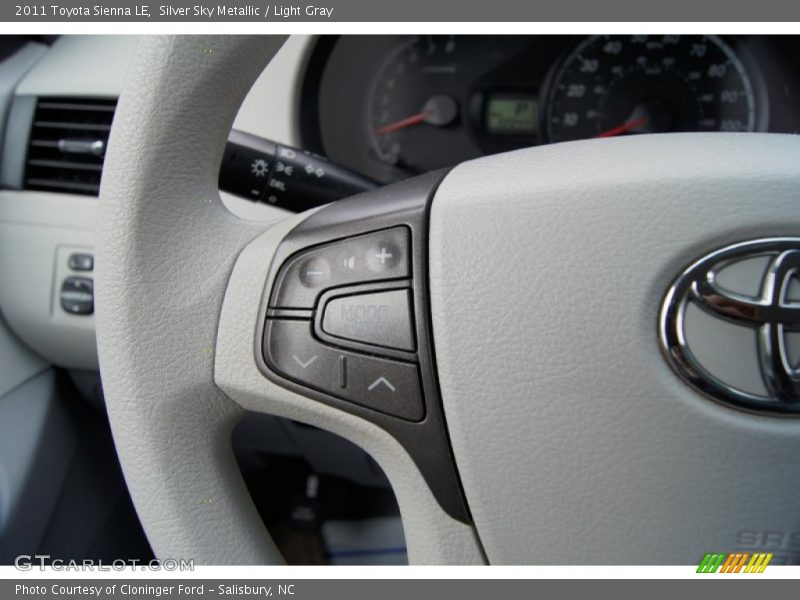 Silver Sky Metallic / Light Gray 2011 Toyota Sienna LE