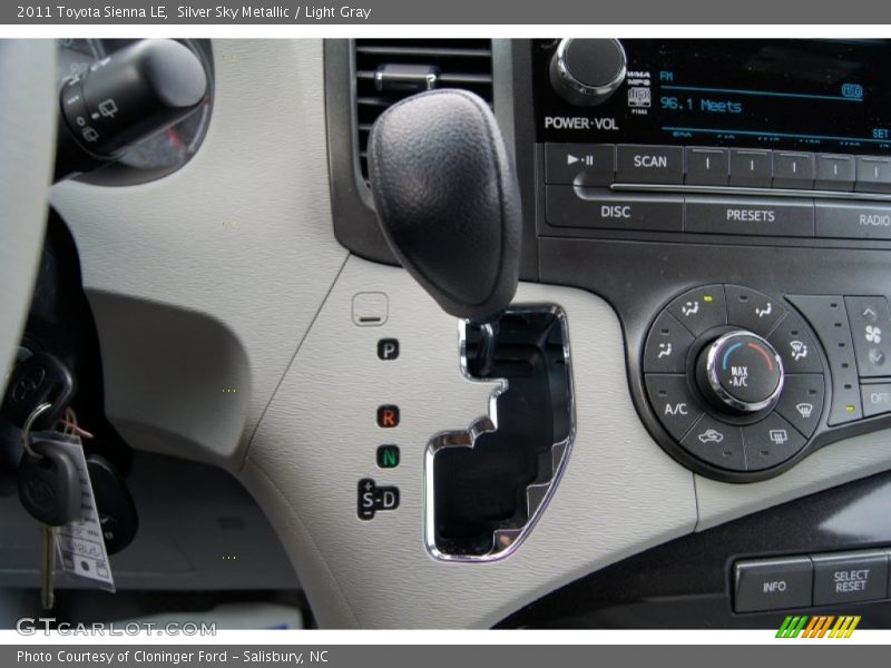 Silver Sky Metallic / Light Gray 2011 Toyota Sienna LE