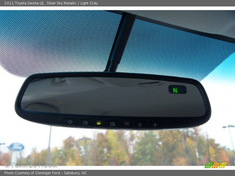 Silver Sky Metallic / Light Gray 2011 Toyota Sienna LE