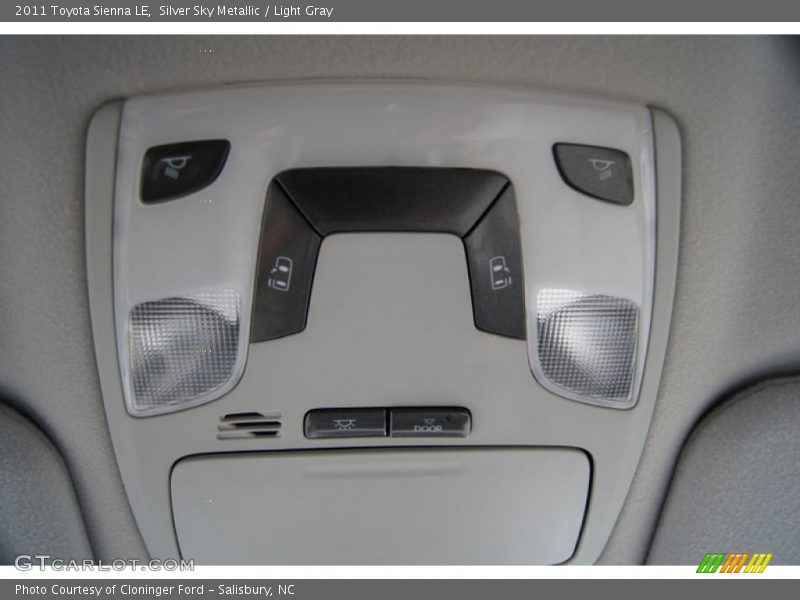 Silver Sky Metallic / Light Gray 2011 Toyota Sienna LE